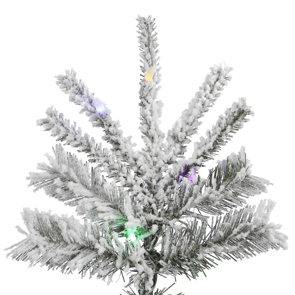 Vickerman 12ft. Sierra Fir Artificial Christmas Tree Multi-Colored LED lights - Image 2