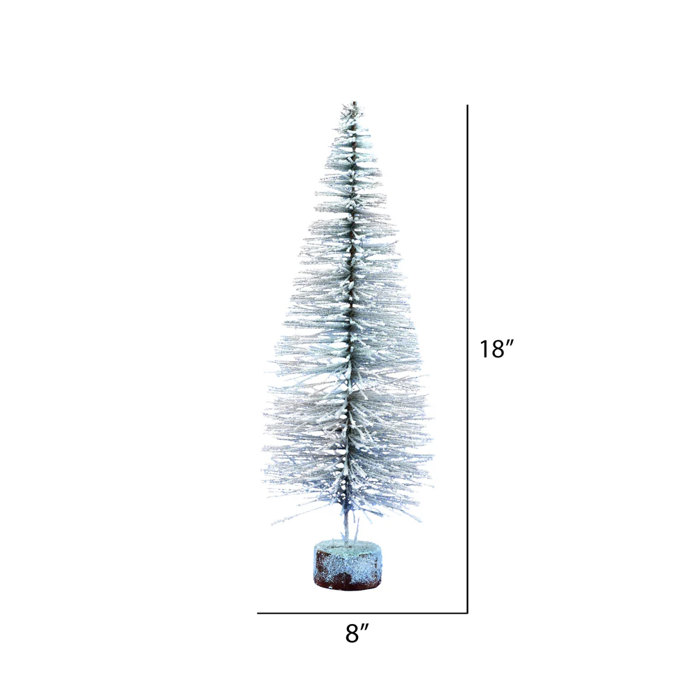Vickerman 18in. flocked Village Artificial Christmas tree - Image 2