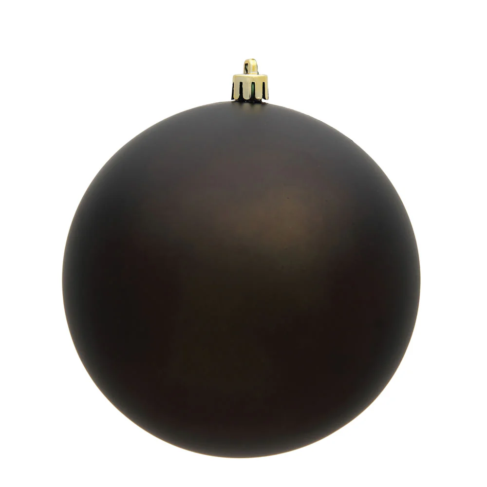Vickerman 2.4 in. Gunmetal Matte Ball Christmas Ornament