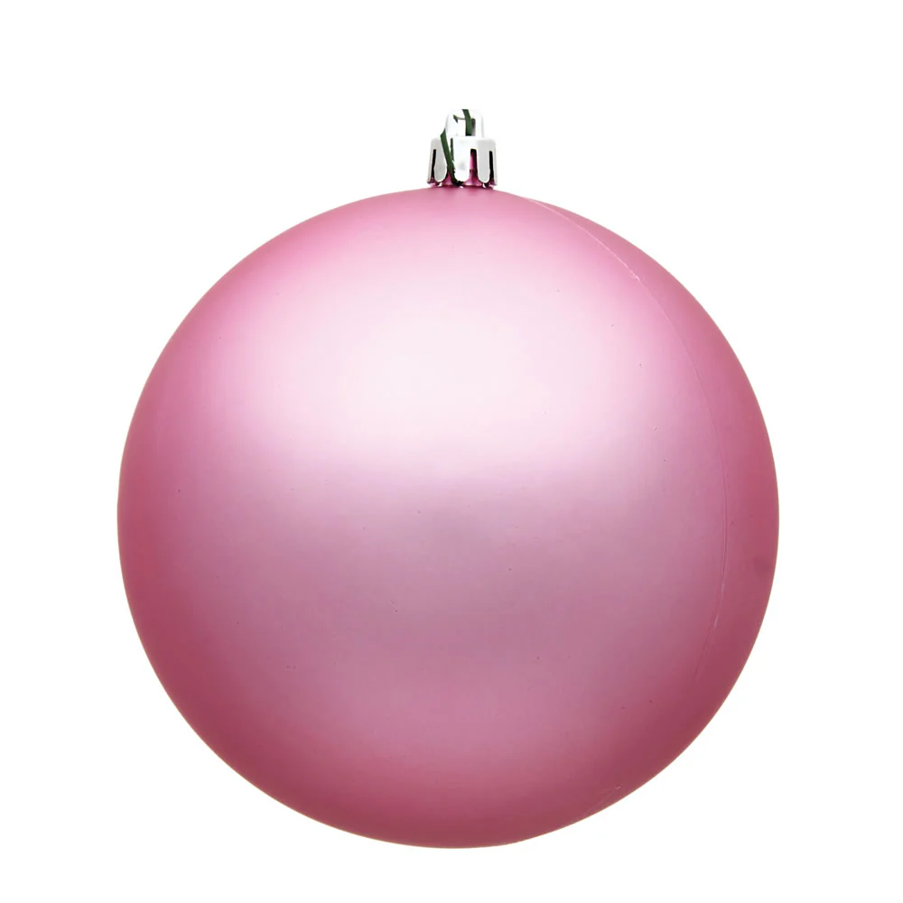Vickerman 2.4 in. Pink Matte Ball Christmas Ornament