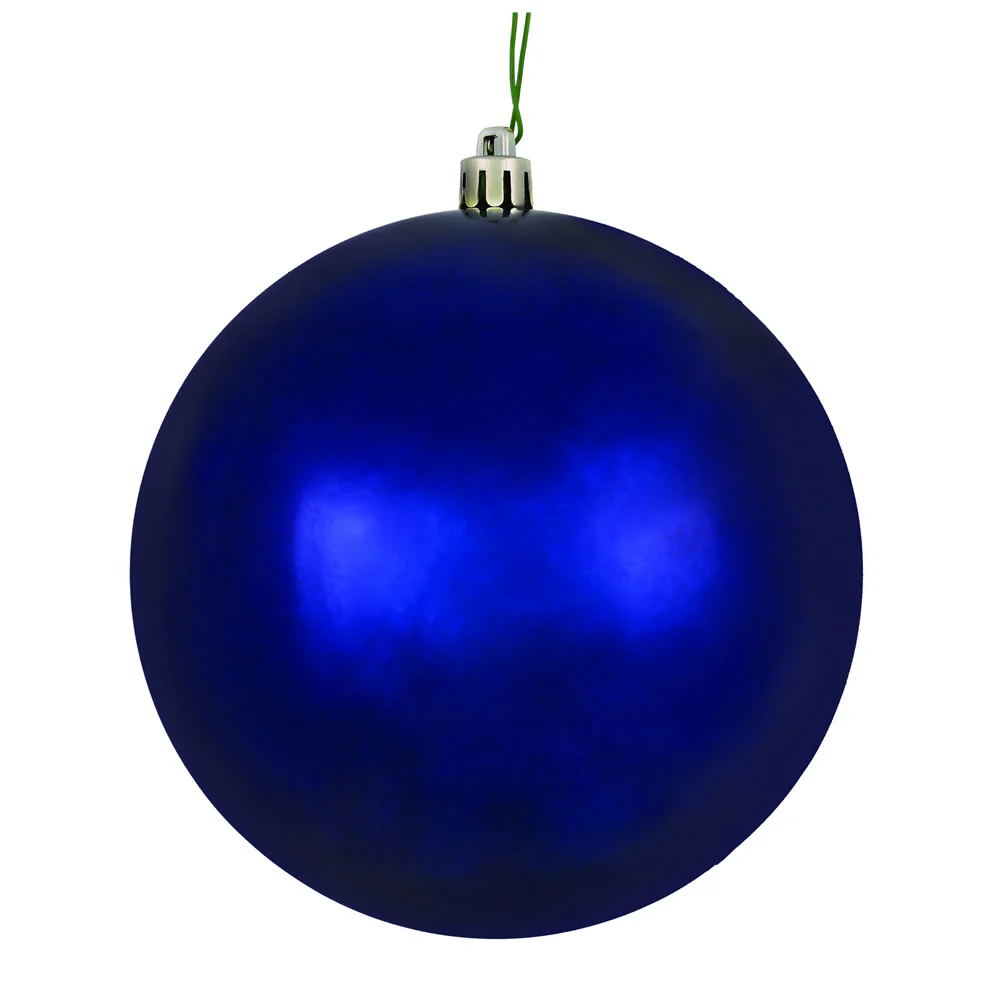 Vickerman 2.75 in. Midnight Blue Ball Christmas Ornament