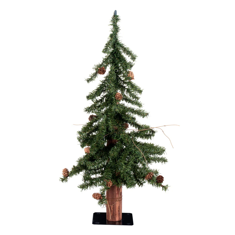 Vickerman 2ft. Alpine Artificial Christmas Tree Unlit