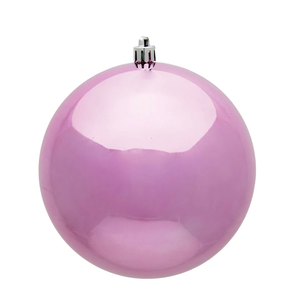 Vickerman 3 in. Pink Shiny Ball Christmas Ornament