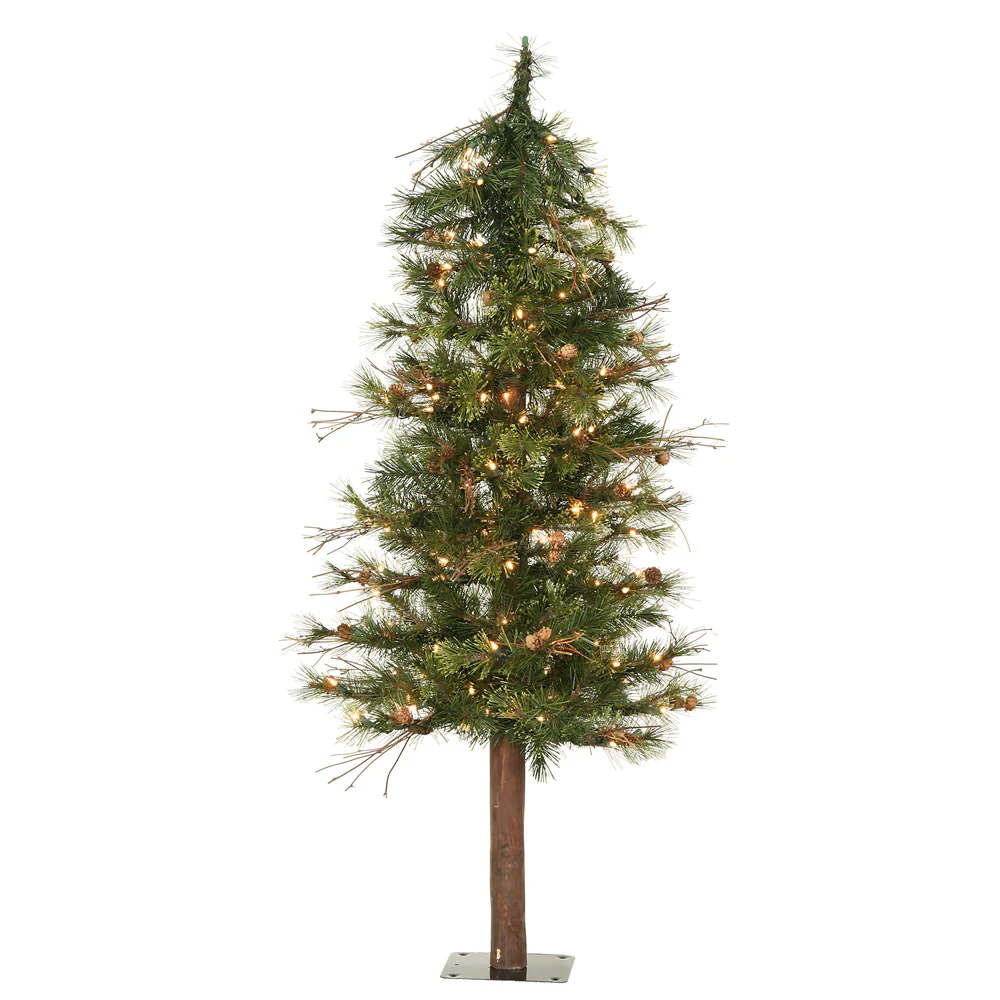 Vickerman 2ft. Mixed Country Alpine Artificial Christmas Tree
