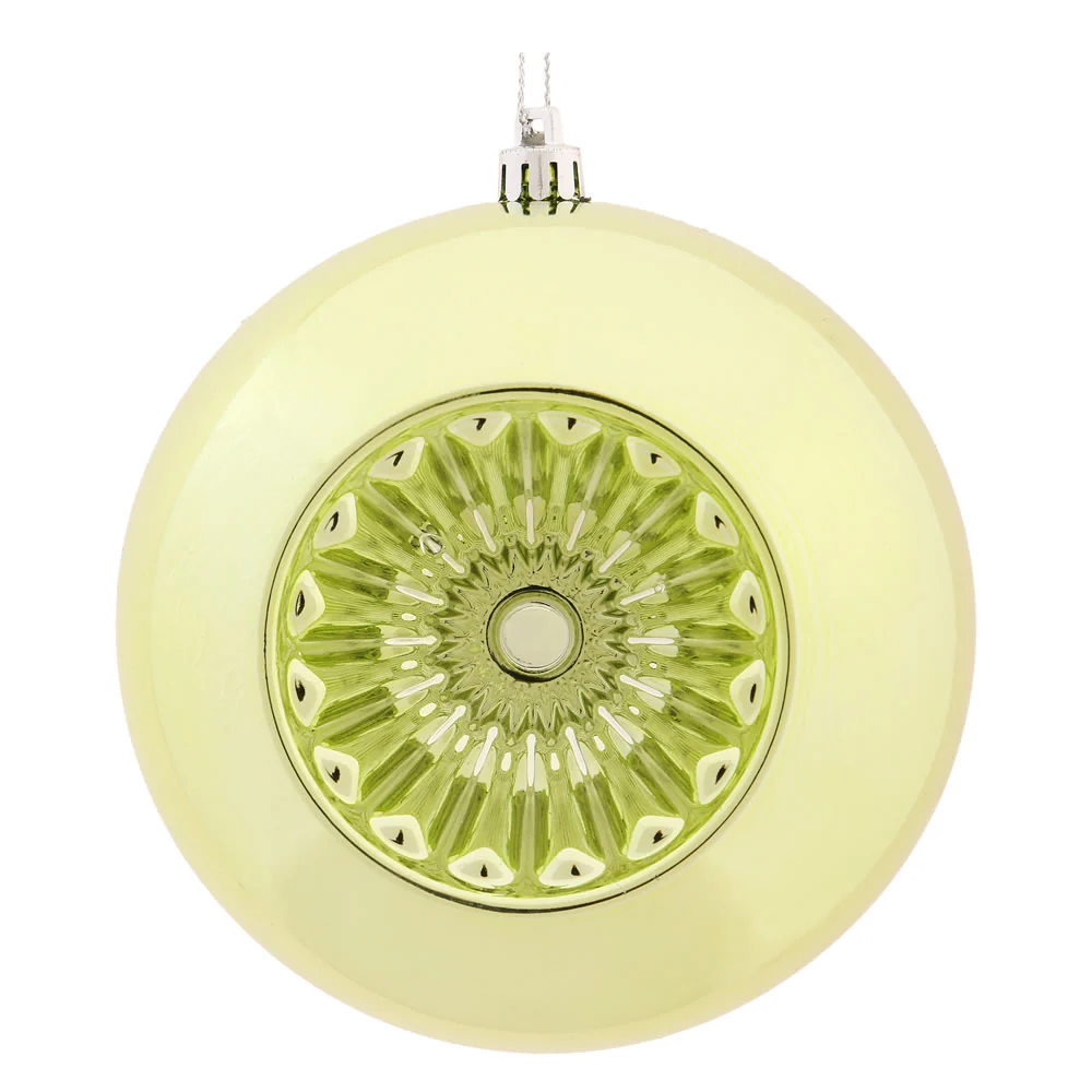 Vickerman 4.75 in. Celadon Shiny Ball Christmas Ornament