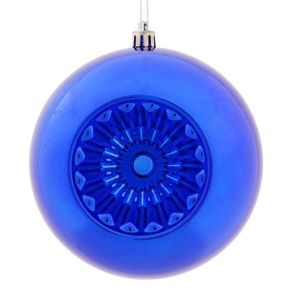 Vickerman 4.75 in. Cobalt Blue Ball Christmas Ornament
