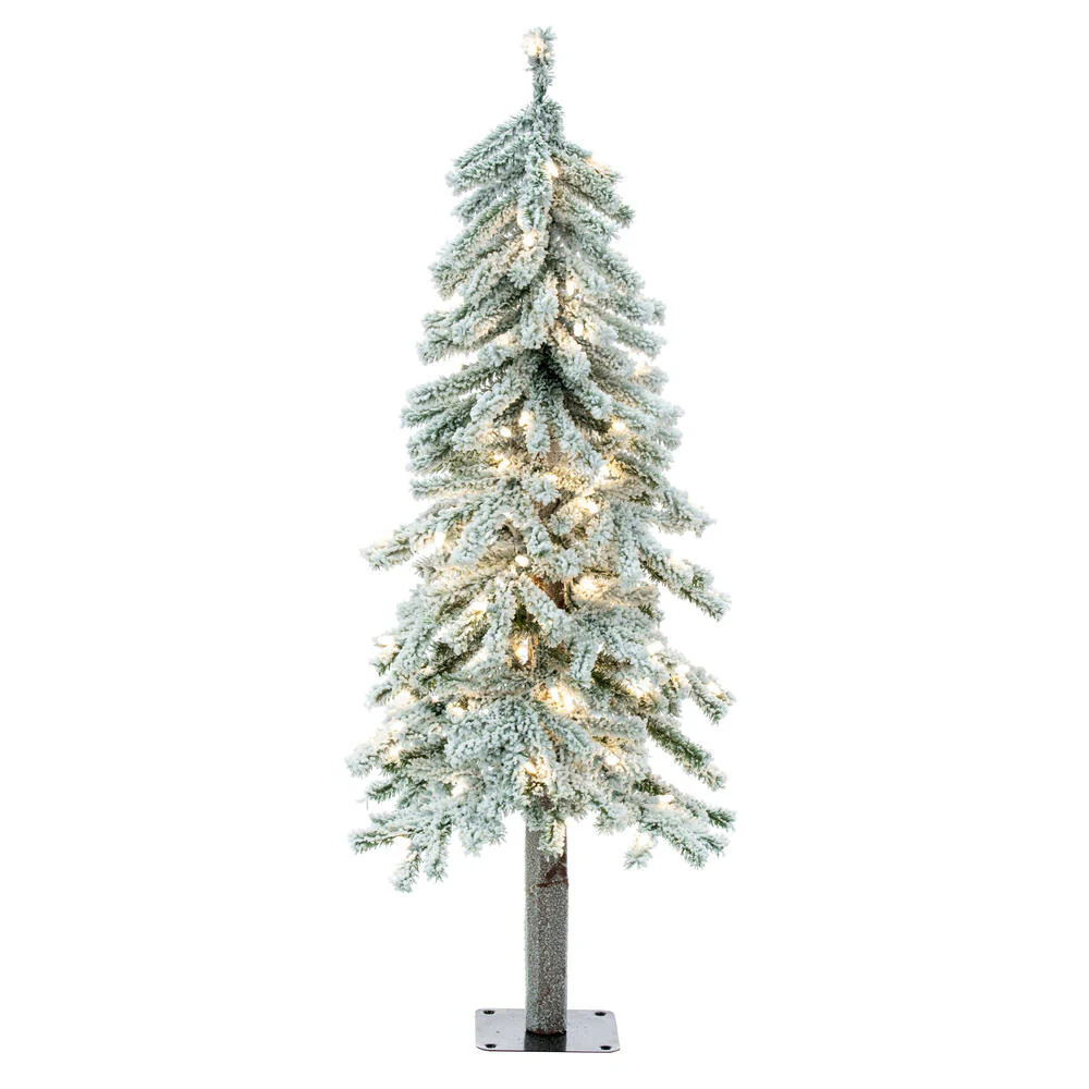 Vickerman 4ft. Alpine Artificial Christmas Tree in LED lights