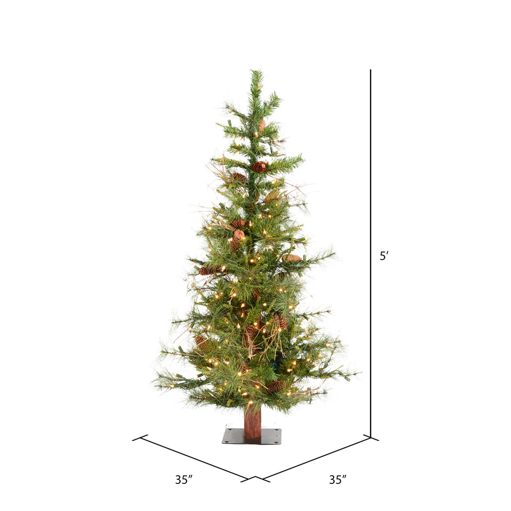 Vickerman 5ft. Ashland Artificial Christmas Tree Clear Lights - Image 5