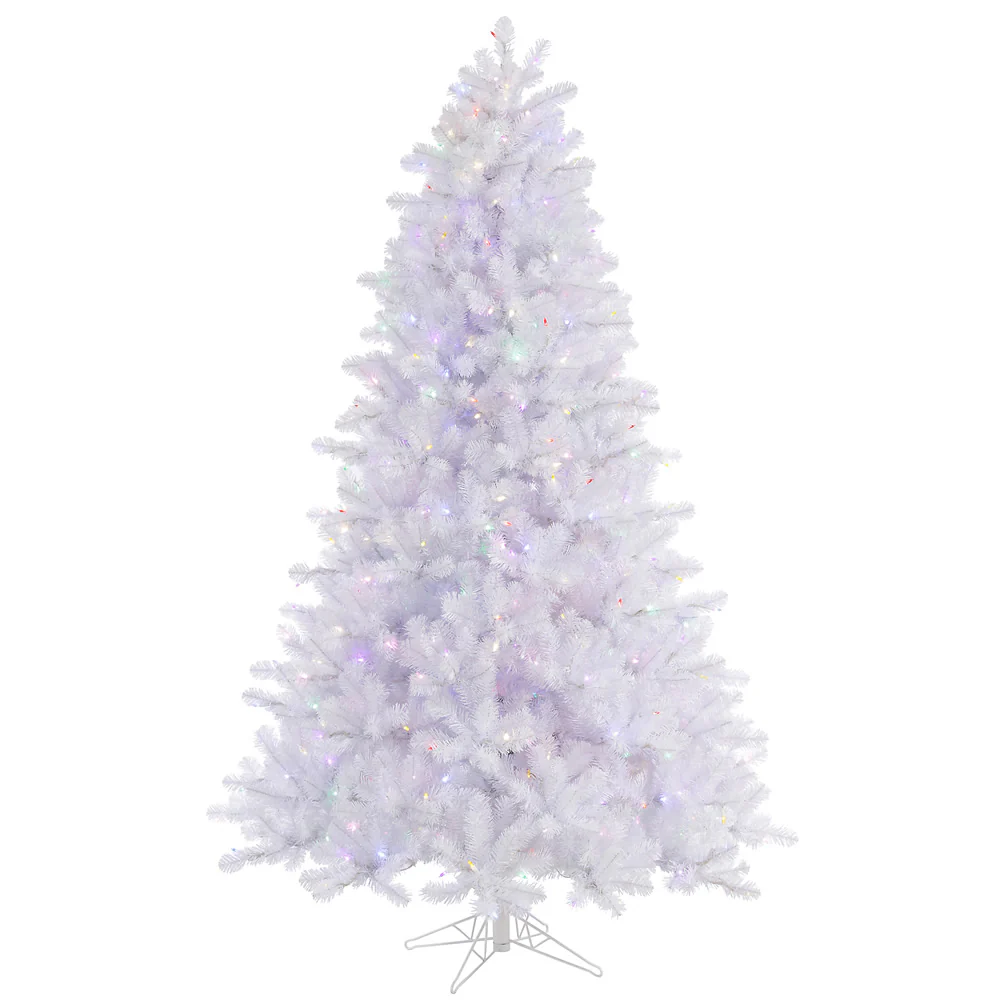 Vickerman 6.5 ft. Crystal White Pine Dura-Lit LED 1365 Tips Christmas Tree