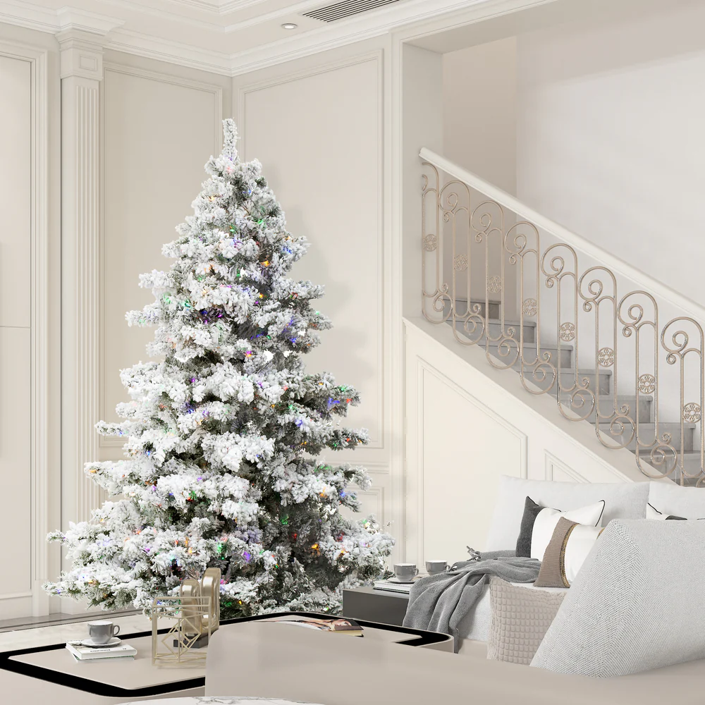 Vickerman 6.5ft. Alaskan Pine Artificial Christmas Tree Multi-Colored LED lights - Image 4