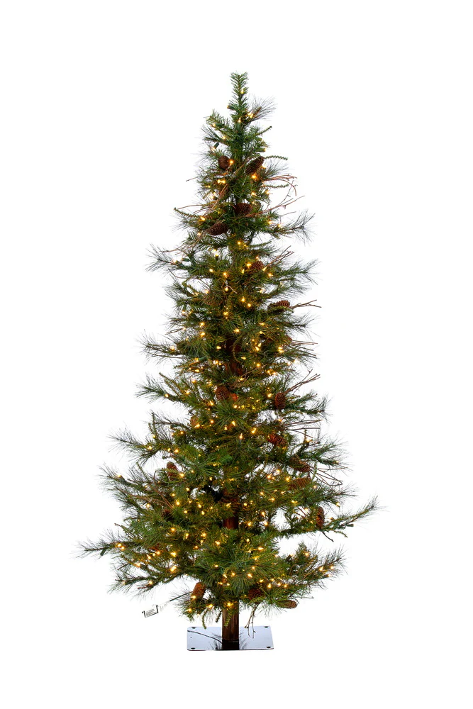 Vickerman 6ft. Ashland Artificial Christmas Tree Warm White Dura-lit LED Lights