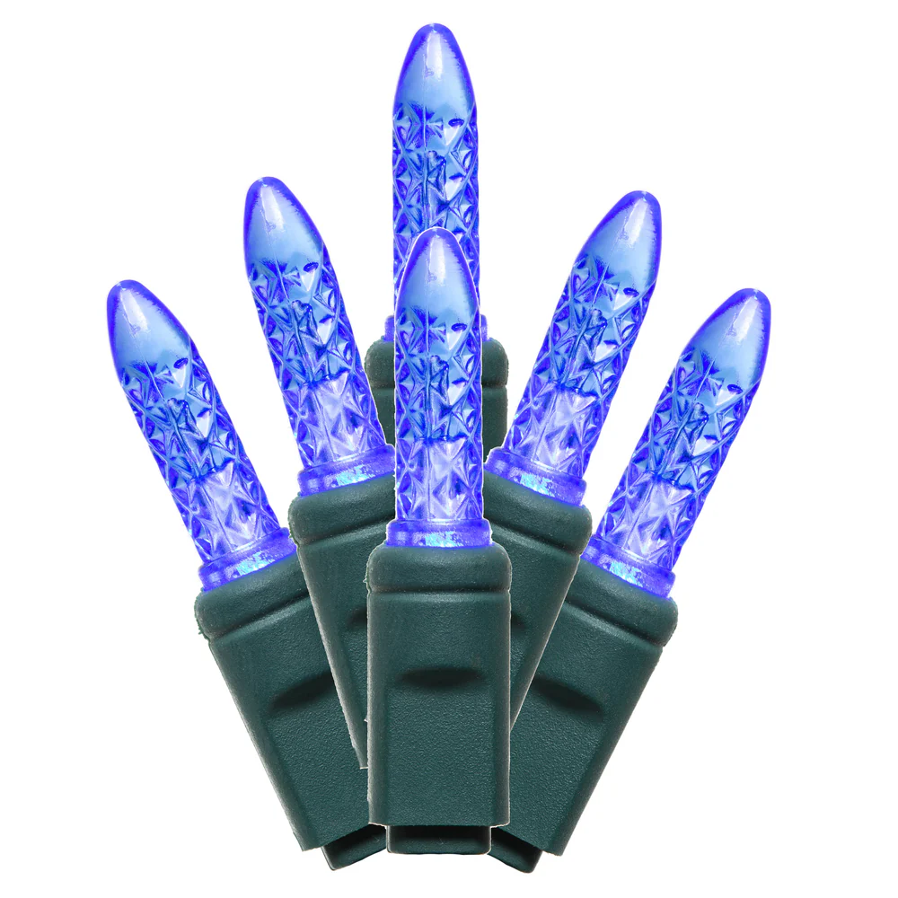Vickerman 70 Light LED Blue M5 Twinkle 4" x 24'