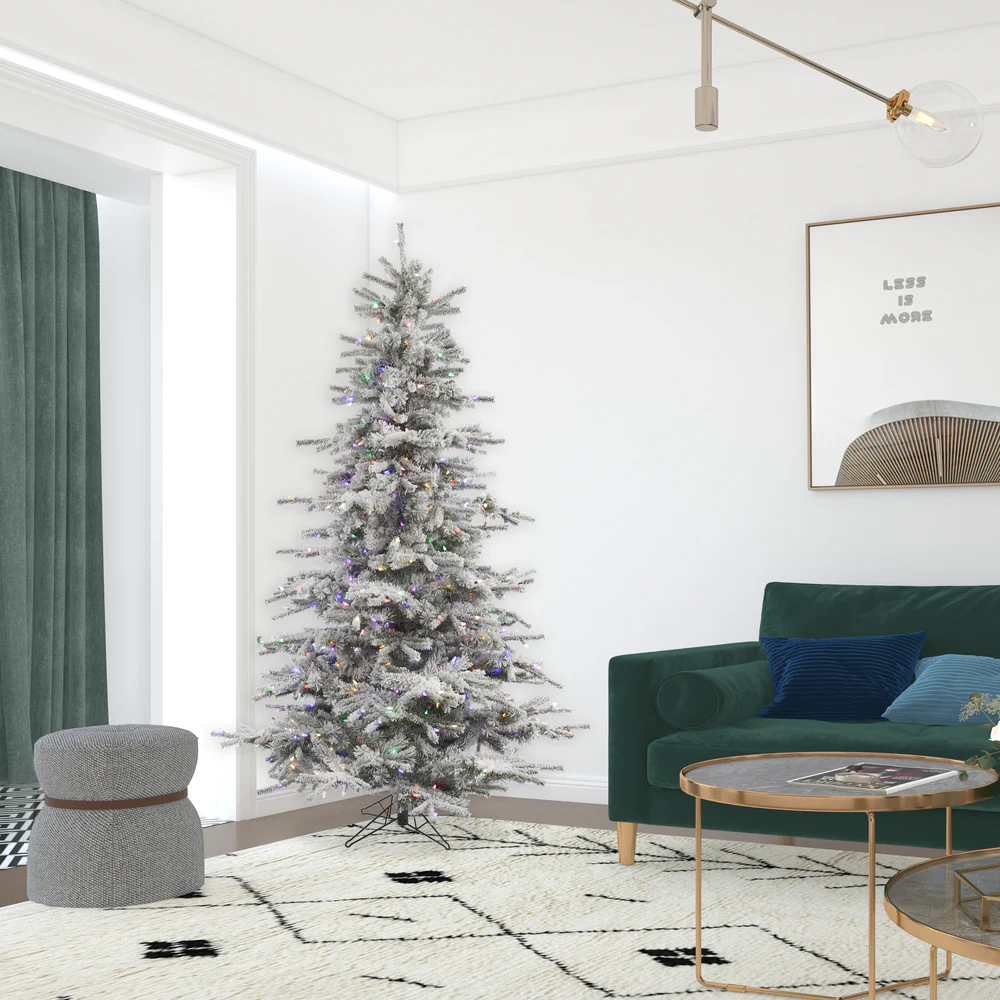 Vickerman 8.5ft. Sierra Fir Artificial Christmas Tree Multi-Colored LED lights - Image 3