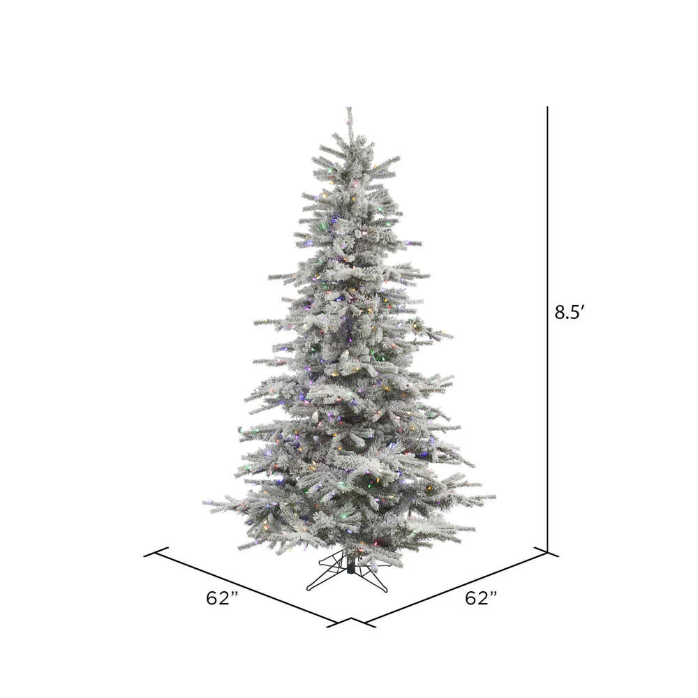 Vickerman 8.5ft. Sierra Fir Artificial Christmas Tree Multi-Colored LED lights - Image 5