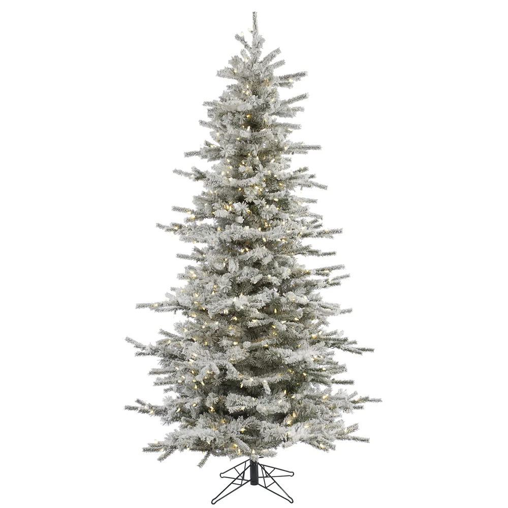 Vickerman 8.5ft. Sierra Fir Slim Artificial Christmas Tree in LED lights