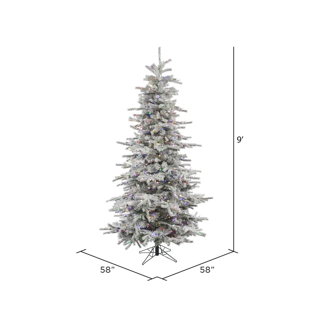 Vickerman 8.5ft. Sierra Fir Slim Artificial ChristmasTree Multi-Colored LED lights - Image 4