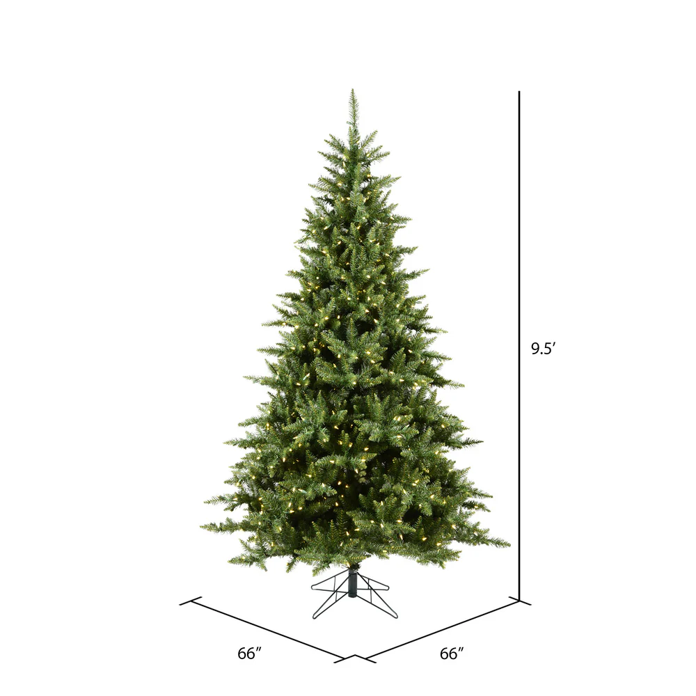 Vickerman 9.5ft. Camdon Fir Artificial Christmas Tree Warm White LED Lights - Image 6