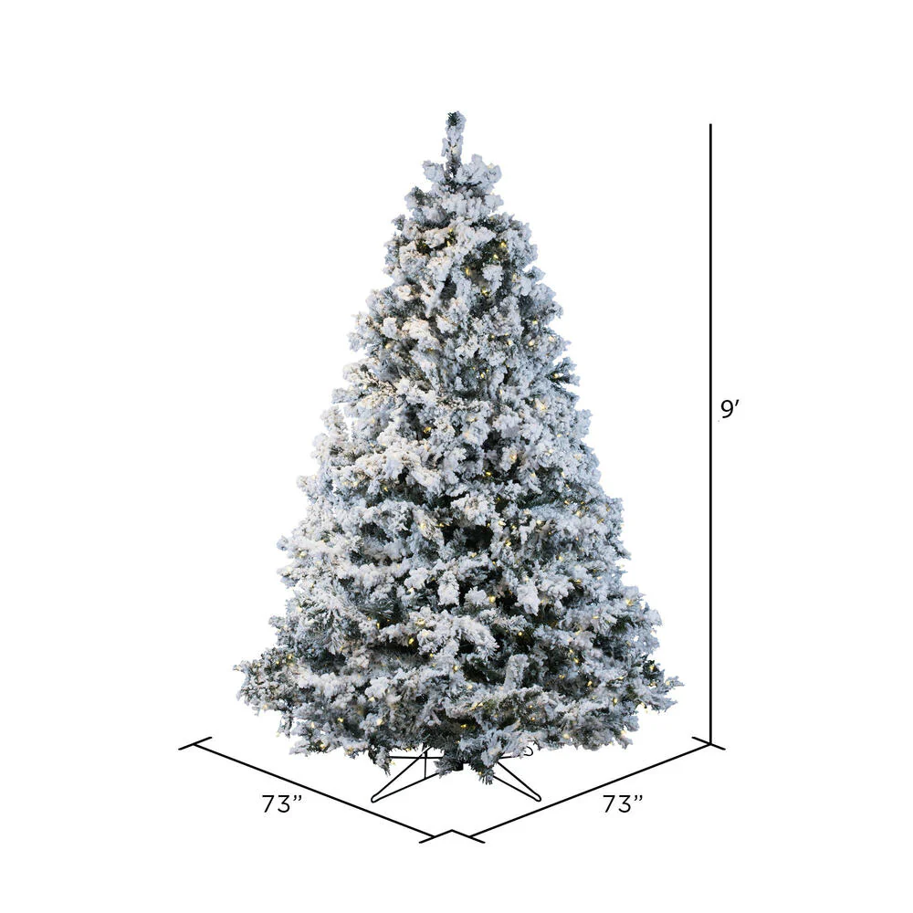 Vickerman 9ft.Alaskan Pine Artificial Christmas Tree in LED lights - Image 5