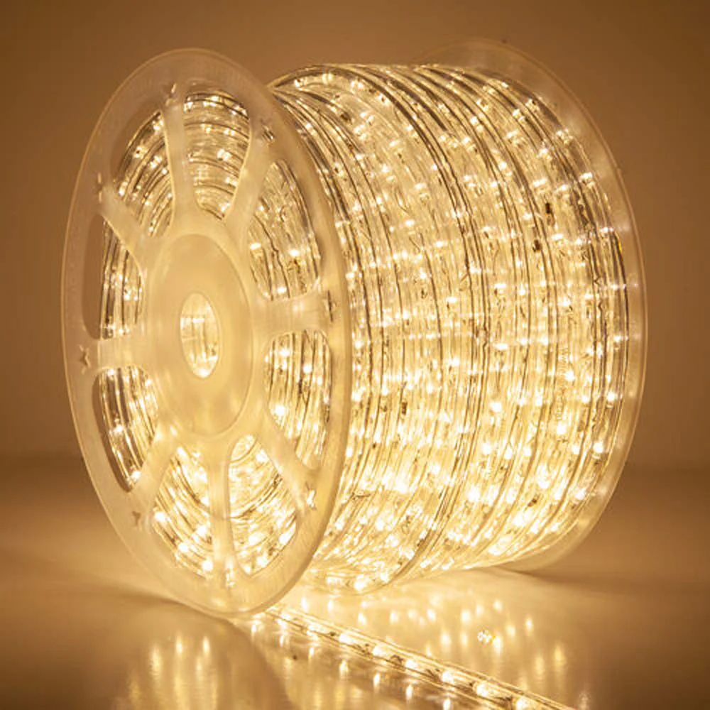 Wintergreen 150 ft Warm White LED Rope Light 2-Wire